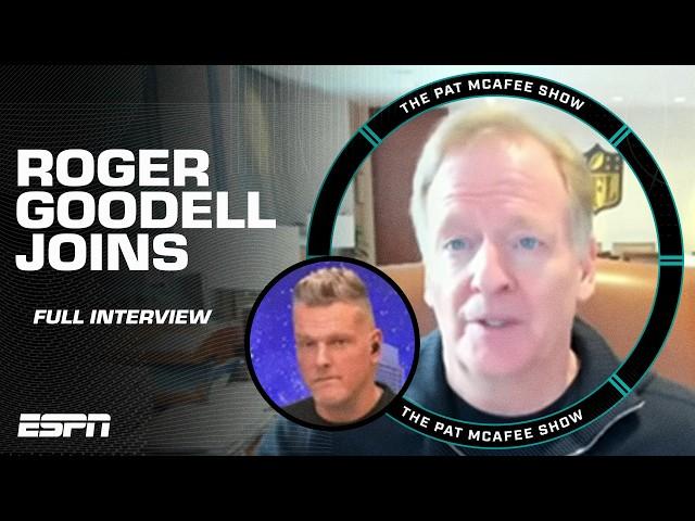 Pat McAfee interviews Roger Goodell: NFL global growth, kickoff rules & more  | The Pat McAfee Show