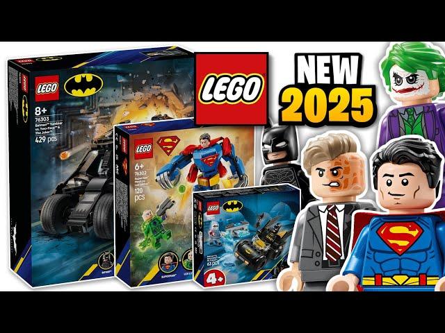 LEGO DC 2025 Sets OFFICIALLY Revealed - SUPERMAN, the Dark Knight & MORE!