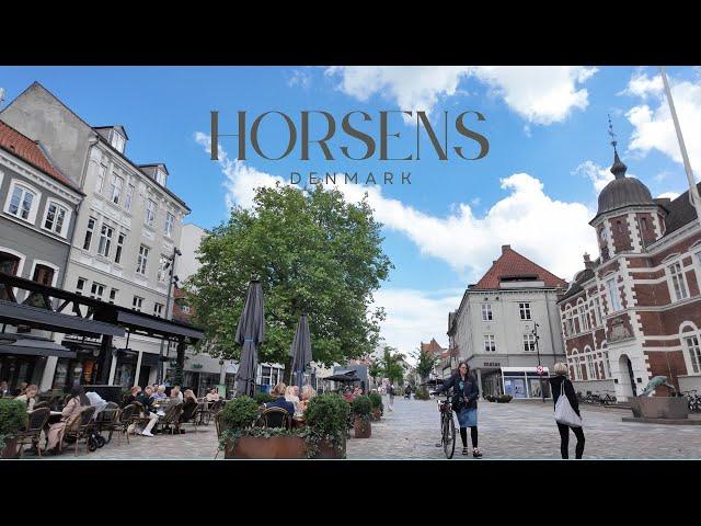 Horsens, Denmark - Exploring the city's walking street (gågade) #walkingtour #4k #horsenskommune