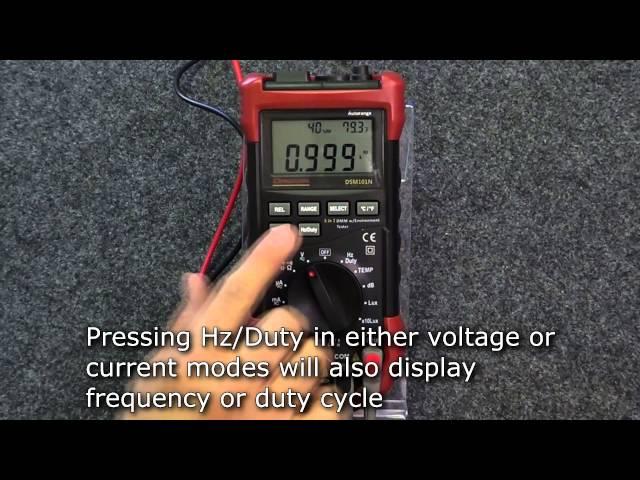 Dawson DSM101N Digital Multimeter w/Environmental Testers