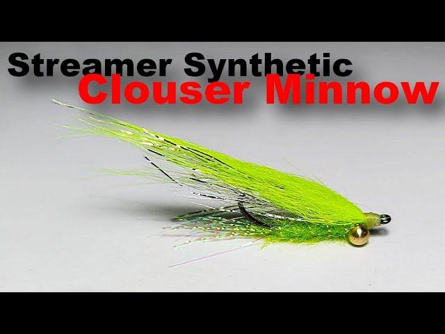 Fly Tying Streamer: Synthetic Clouser Minnow Tutorial