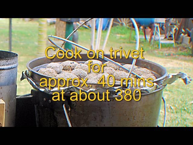 CAMP OVEN EASY POTATOES, DAMPER & DUMP PUDDING