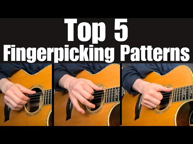 Essential Fingerpicking Patterns from beginner to advanced- Guitar lesson with a guitar teacher