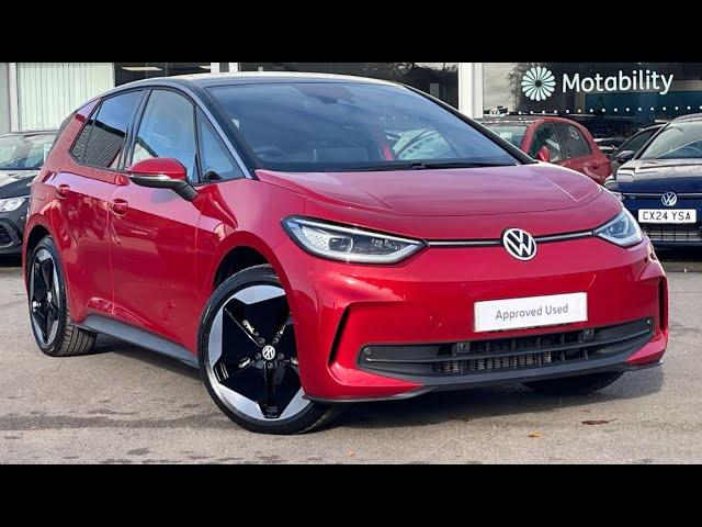 Approved Used Volkswagen ID.3 Pro S Match 77kWh 204PS in Kings Red | CY24LVV | Wrexham Volkswagen