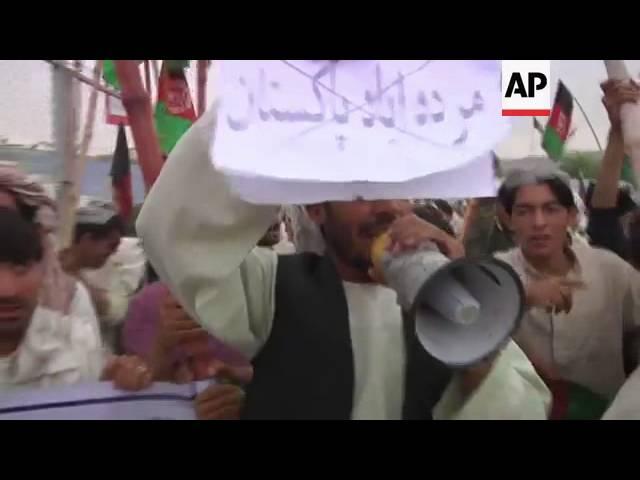 Afghans hold anti-Pakistan demonstration to protest border incidents