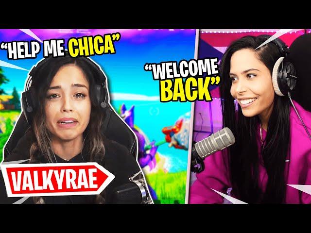 Valkyrae Returns to Fortnite (Battle Royale) Chica