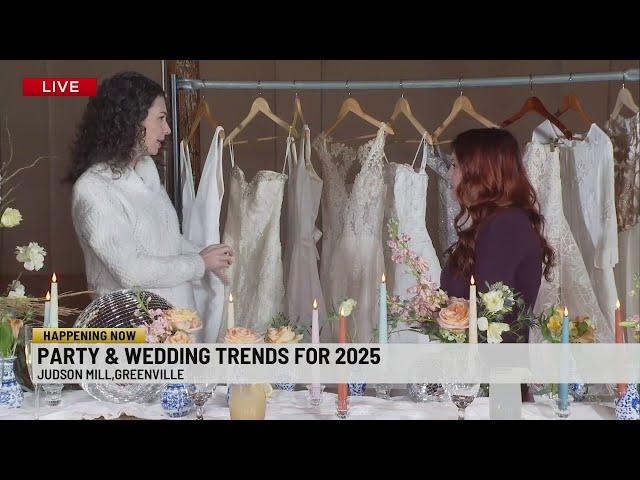 Wedding and party trends for 2025