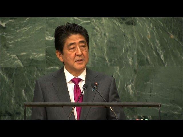 Japan PM demands world find 'new means' to stop N. Korea