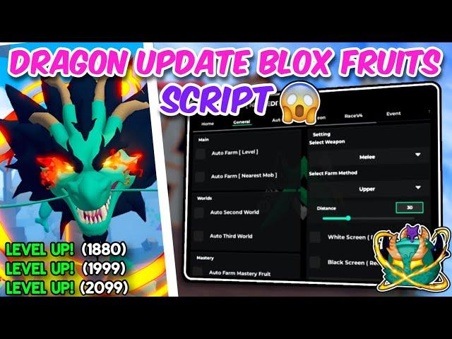 [DRAGON] Blox Fruits Script Pastebin Mobile | Auto Farm, Level 2600, Mastery & More - (Update 24)