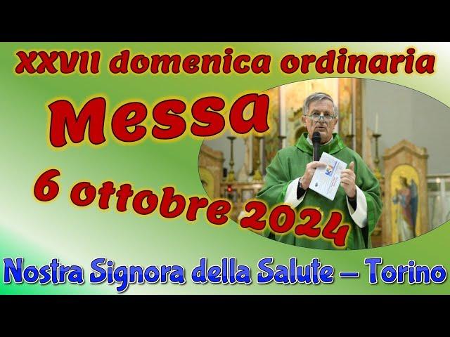 Messa 6 ottobre 2024