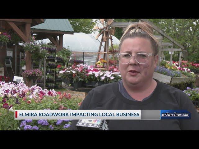 How roadwork is impacting a local business in Elmira