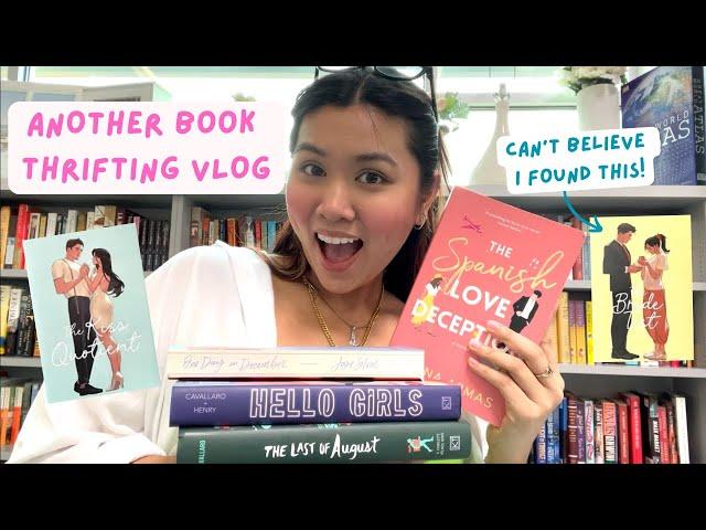 book thrifting with me (major booktok scores!!)