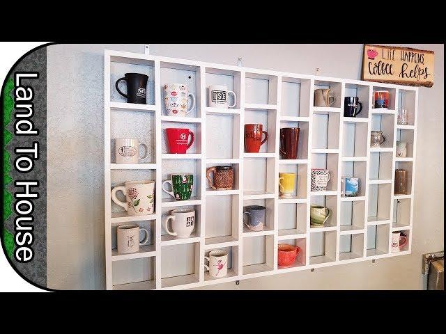 DIY Coffee Mug Holder Wall Mounted Rack