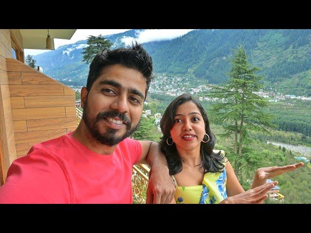 Lovely Hotel for Couples & Family in Manali ️ Great View from Balcony | Anabhi Vlogs