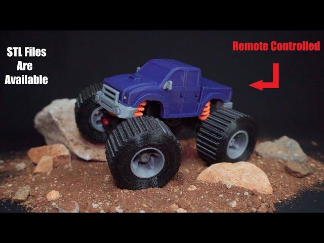 3D Printed RC Monster Truck