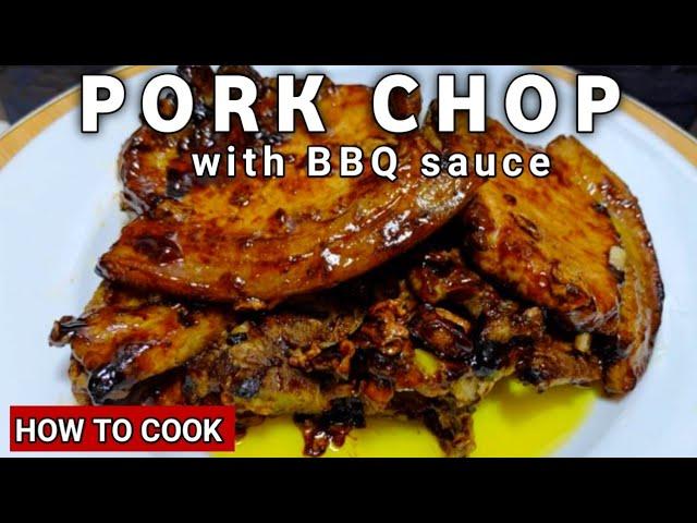 PORK CHOP RECIPE WITH BARBEQUE SAUCE!! / EASY LANG GAWIN PERO SOBRANG SARAP!!