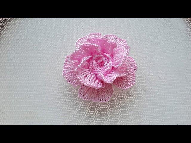 Easy Guide to 3D Wool Rose Embroidery in detail