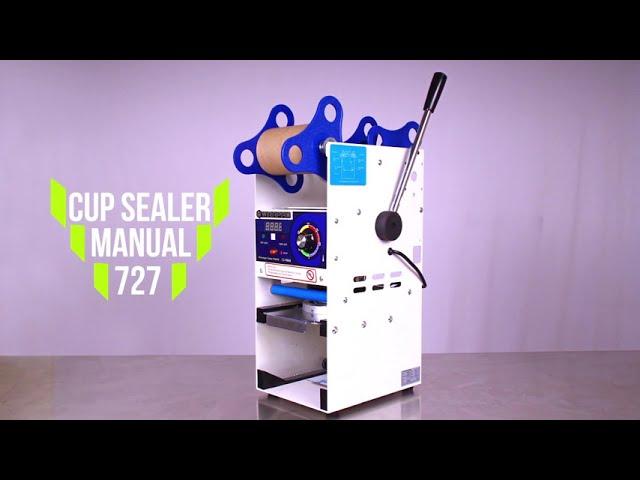 Tutorial Mesin Cup Sealer Manual - Press Cup Sealer - Mesin Segel Gelas