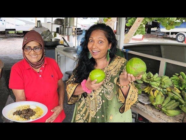 Weekend Vibe. Dhal, Bunjai / Pachownne. and picking tropical fruits in de backyard farm.