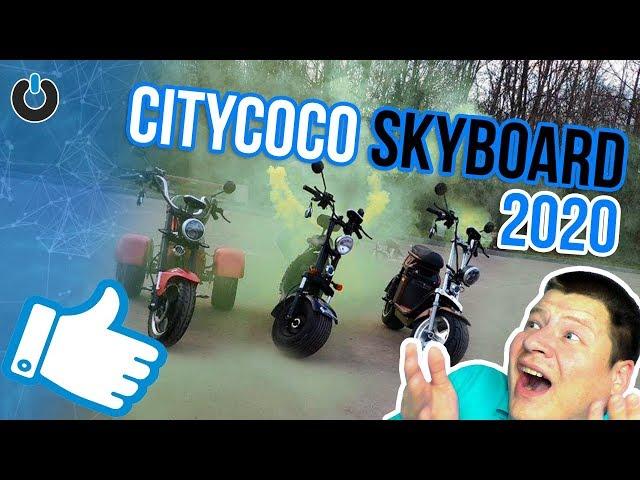 Electric scooters Citycoco SkyBoard 2020 TEST DRIVE New Electric transport Electric bicycles