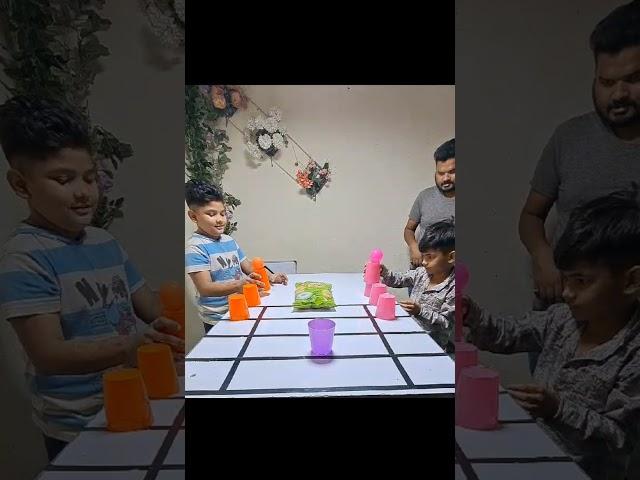 one by one glass move challenge with ball #pingpongballs #youtubeshorts #competition