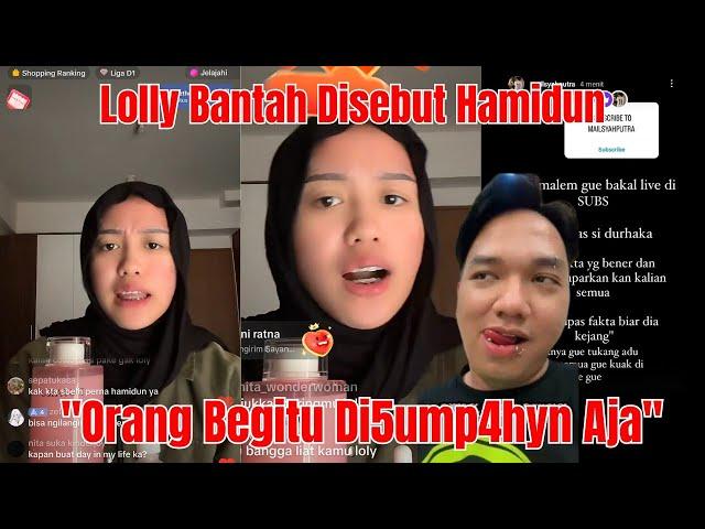 LOLLY BANTAH TUDUHAN MAIL SYAHPUTRA || LOLLY SAMPE EMOSYI GARA-GARA DITUDUH HAMIDUN