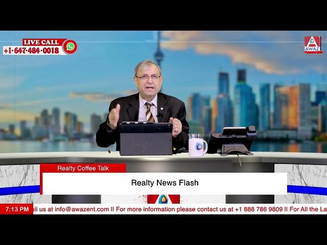 Realty News Flash  || Realty Coffee Talk || Awaz Ent