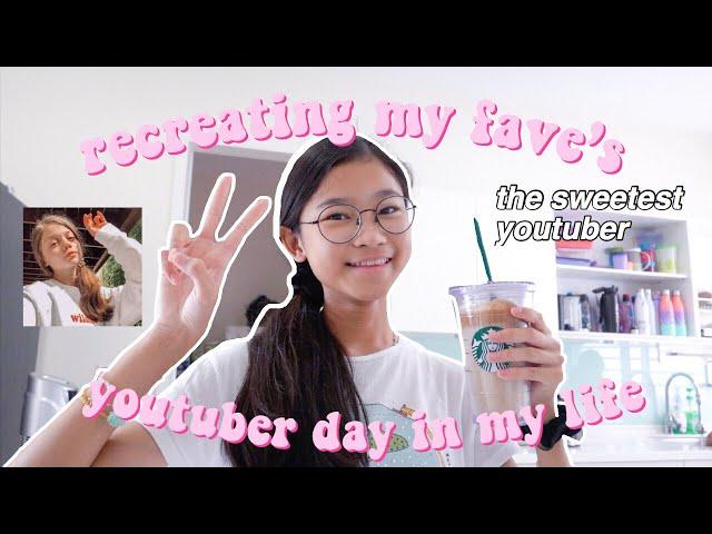 recreating my fave's youtuber day in my life! ( Erika Diane )