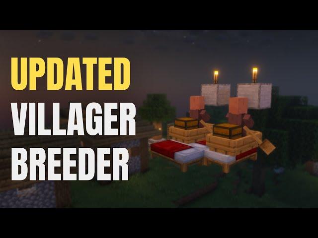 Simplest Infinite Villager Breeder for 1.20.2+, 1.21