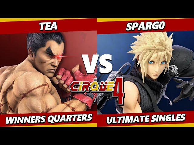 Cirque 4 - Tea (Kazuya) Vs. Spargo (Cloud) Smash Ultimate - SSBU