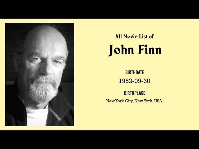 John Finn Movies list John Finn| Filmography of John Finn