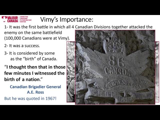 The Battle of Vimy Ridge Presentation