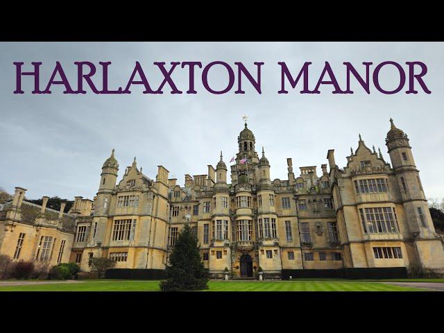 Exploring Harlaxton Manor Stately Home at Christmas