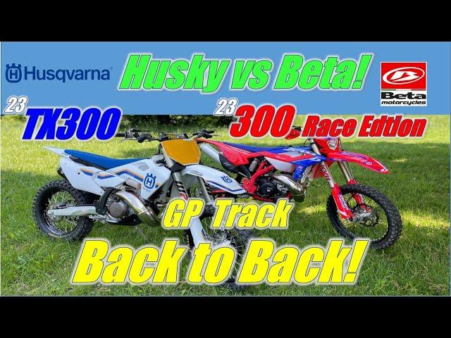 300's are the Best!  2023 Husky TX300 vs Beta 300 Race Edition Back to Back on GP Track