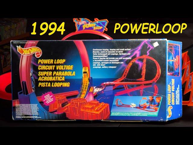 Vintage 94 Hot Wheels Power Loop Unboxing EPIC SLOW MO- Yuri Retro Review