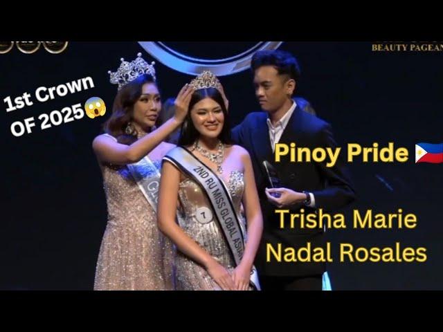 BREAKING NEWS: MISS GLOBAL ASIAN 2025 PHILIPPINES TRISHA ROSALES WINS 2ND RUNNER UP CROWNING MOMENT