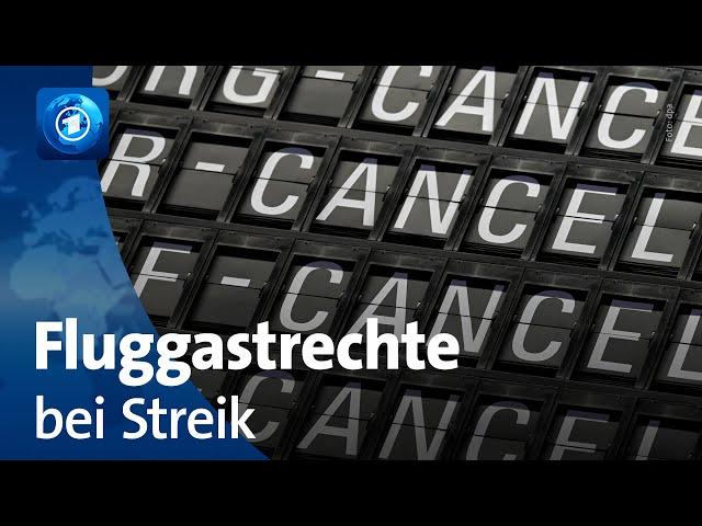 Fluggastreche bei streikbedingten Ausfällen