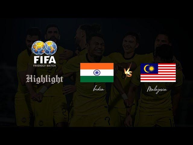 Malaysia vs India | International Friendly Match