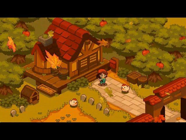 relaxing autumn video game (mostly nintendo) music (w/ fall farm ambience)