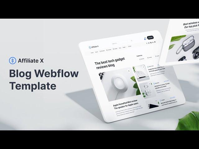 Affiliate X - Affiliate Blog Webflow Template | BRIX Templates