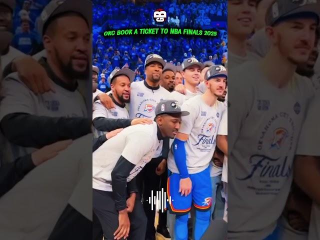 SGA BRINGS OKC THUNDER to NBA 2025 FINALS!  #viral #okc #sga #thunder