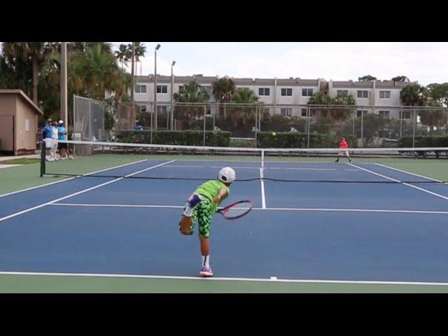 Super Talented 7 year old tennis prodigy