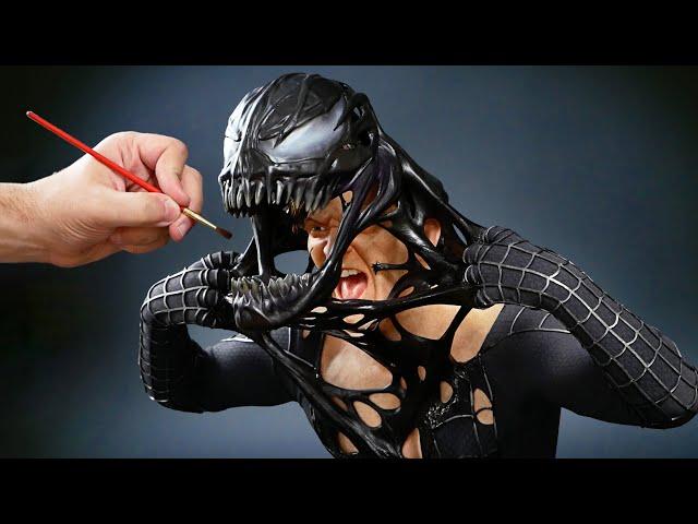 Spider-Man / Venom Sculpture Timelapse  -  Spider-Man 3