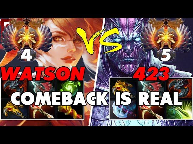 WATSON (LINA) vs 423 (TERRORBLADE) - Epic Battle Of Hard Carry Dota 2 Players - Z Dota 2 Channel