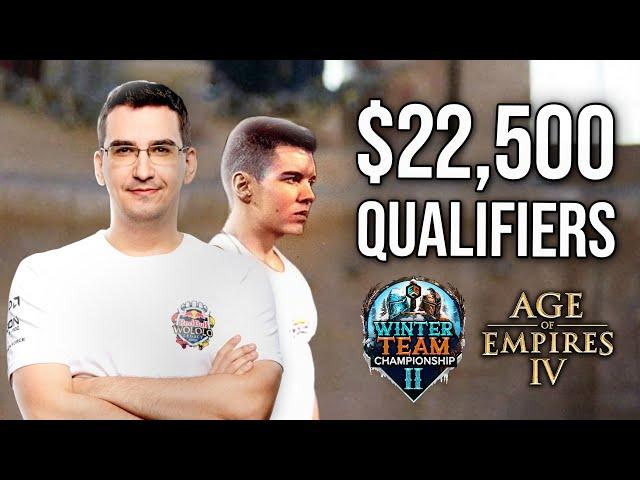 2v2 EGCTV $22500 Tournament Qualiifers in AOE4!