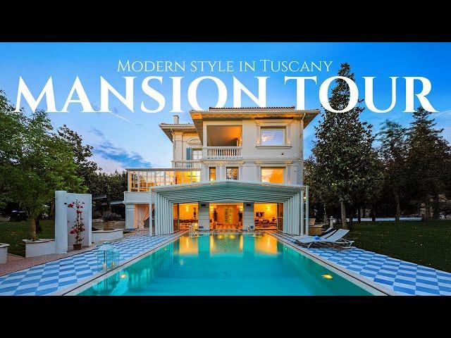 Inside a Dream Modern Mansion with Pool in Tuscany | Lionard