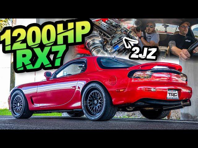 1200HP 2JZ FD RX7 | The Best 2JZ Swap Platform?! (He "STOLE" this 50K Mile RX7 for $10K)