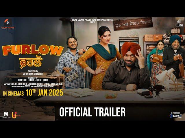 FURLOW (Official Trailer) Gurpreet Ghuggi | Love Gill | Honey Mattu | In Cinemas 10th January 2025