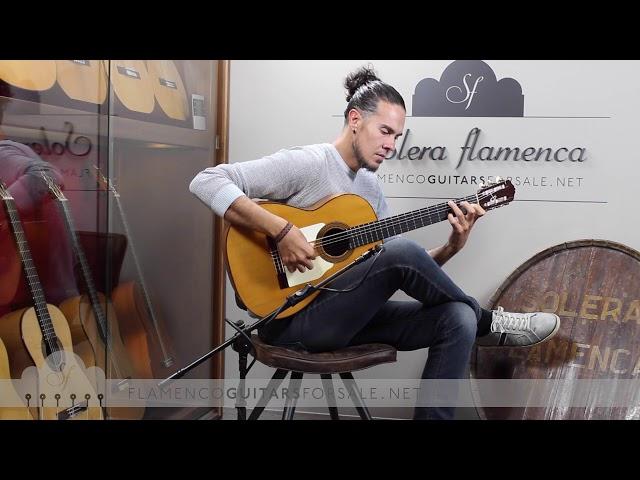 Domingo Esteso 1936 flamenco guitar for sale played by Alberto Fernández