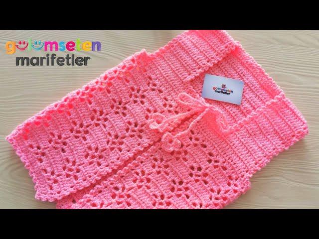 Super easy Crochet Pattern for Baby Cardigan